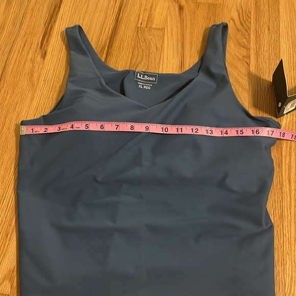 NWT L.L. Bean Everyday Performance Tank Top Iron Blue Sz XL - Picture 5 of 9